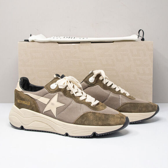 Golden Goose Other - Golden Goose Olive Green Cream Running Sole, Size 40